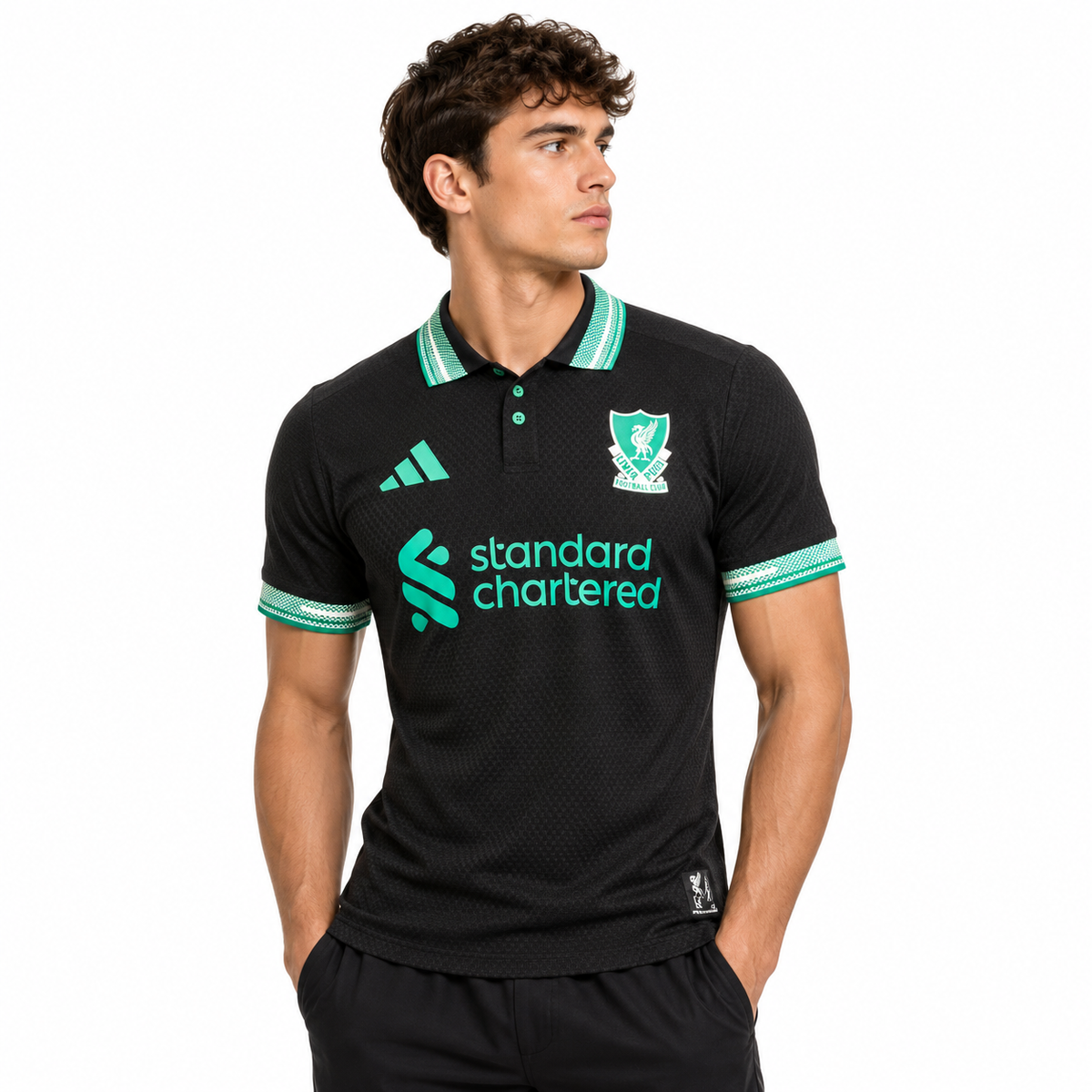 Liverpool Polo Tshirt (Black)