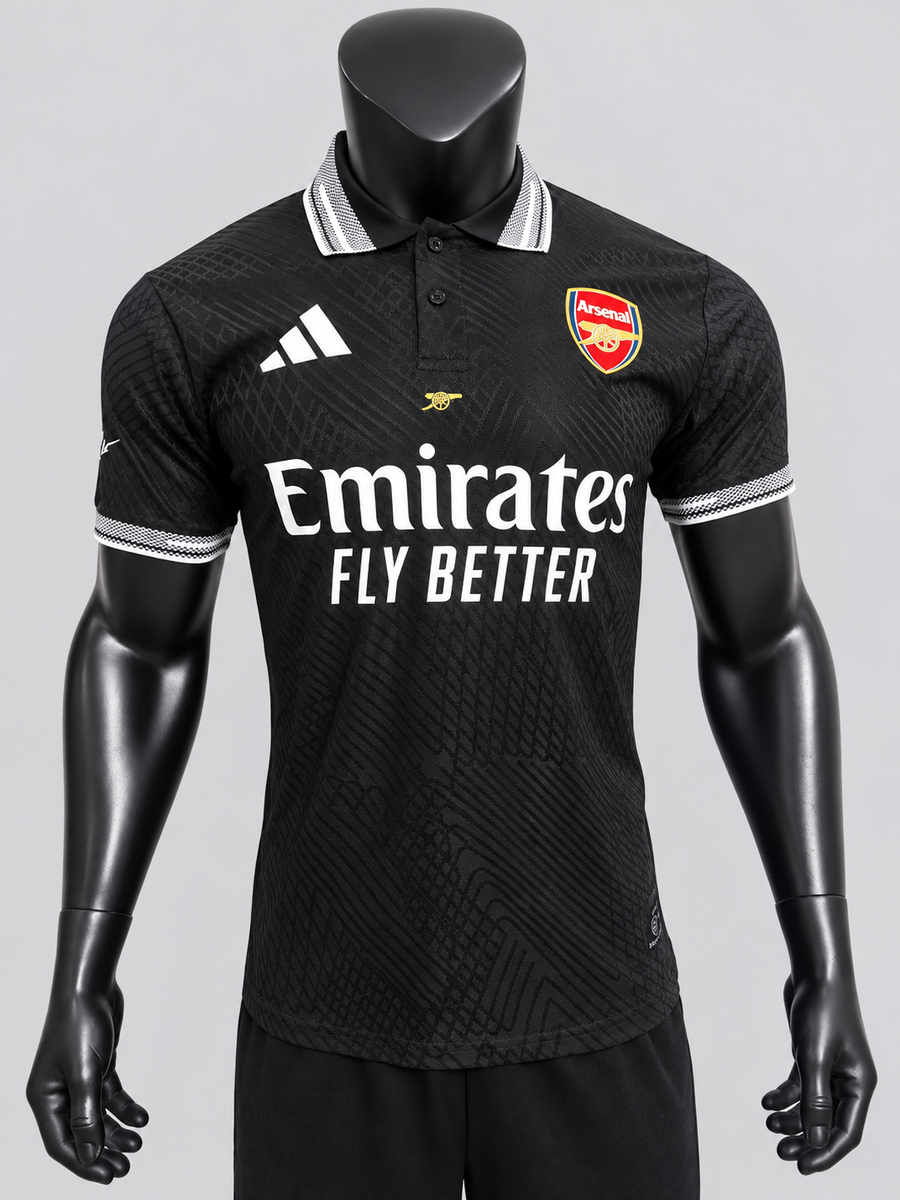 Arsenal Polo Player Version (Black) Jersey