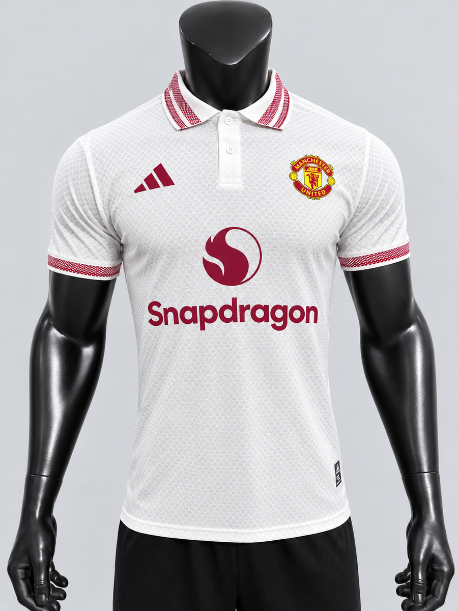 Manchester United Polo Player Version (White) Jersey