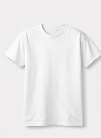 Everyday Essentials: Classic Plain Tees in Timeless Colors (White)