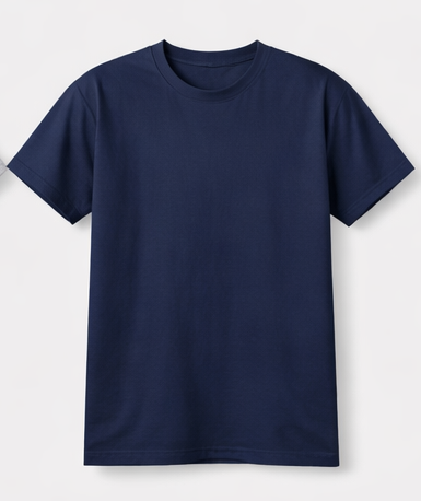 Everyday Essentials: Classic Plain Tees in Timeless Colors (Navy)