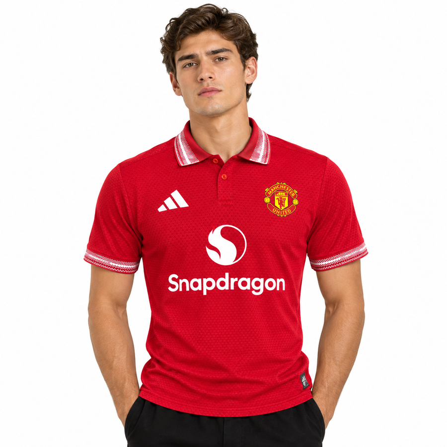 Manchester United Polo Tshirt (Red)