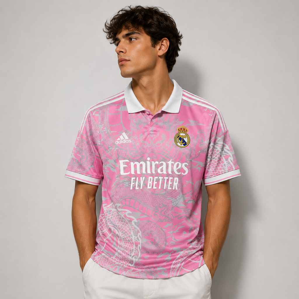 Real Madrid Pink Dragon Special Edition Jersey