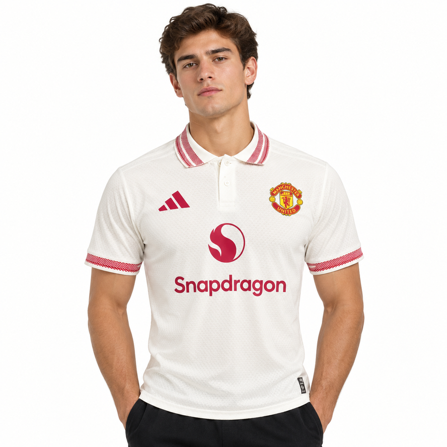 Manchester United Polo Tshirt (White)