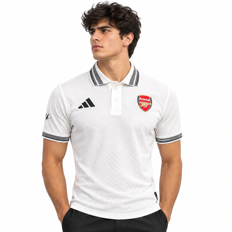 Arsenal Polo Tshirt (White)
